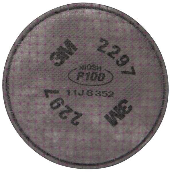 3M Filter, 6000, Magenta, Bayonet, 3M(TM) Half and Full Respirators - 2297
