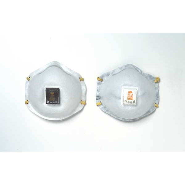 3M N95 Disposable Respirator, Cool Flow Valve, Molded, Dual Headstrap, Welding Respirator, Pack of 10 - 8515