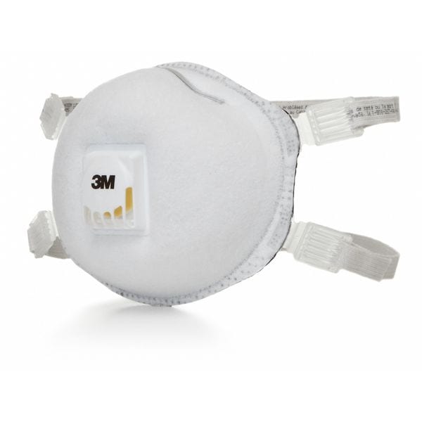 3M Disposable Respirator, N95, Nuisance Organic Vapor, Nuisance Ozone, Molded, Dual, Adjustable, M - 8214