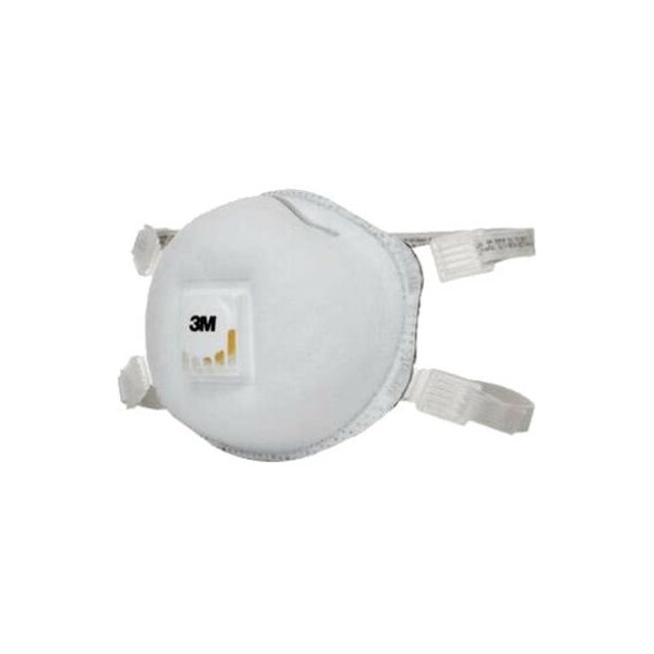 3M Disposable Respirator, N95, Nuisance Organic Vapor, Nuisance Ozone, Molded, Dual, Adjustable, M - 8214