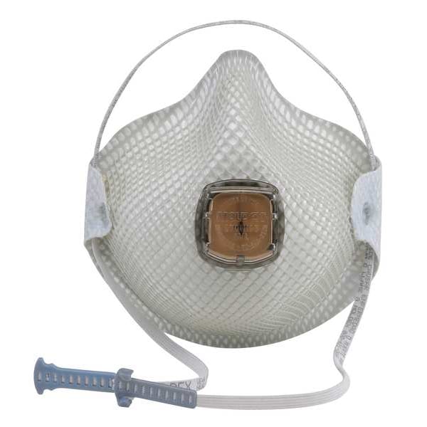 Moldex Disposable Respirator, N95, Molded, Dual, Non-Adjustable, Molded Nose Bridge, M - 2700N95