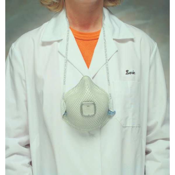 Moldex Disposable Respirator, N95, Molded, Dual, Non-Adjustable, Molded Nose Bridge, M - 2700N95