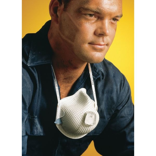 Moldex Disposable Respirator, N95, Molded, Dual, Non-Adjustable, Molded Nose Bridge, M - 2700N95