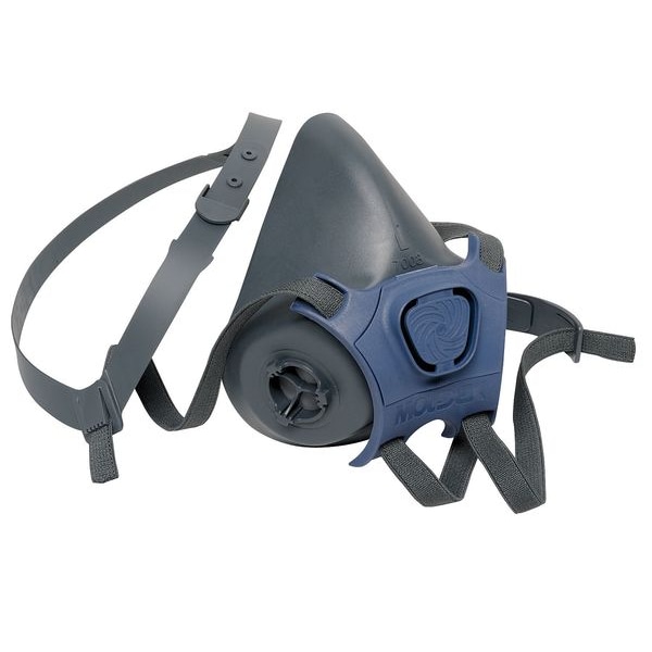 Moldex Half Mask Respirator, 7000 Series, Not Rated, Bayonet, Size L 0 Cartridges Included - 7003