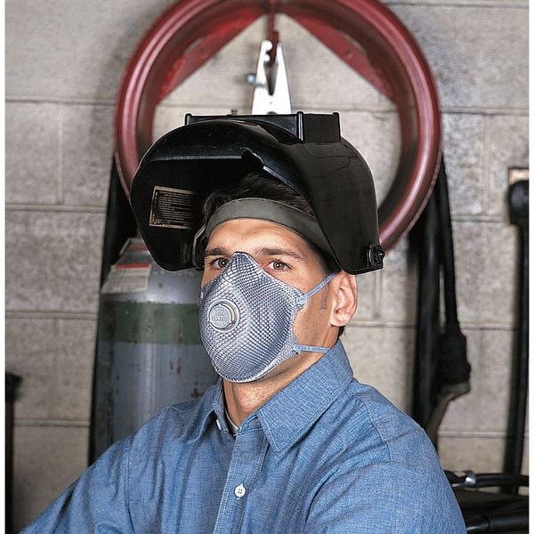 Moldex Disposable Respirator, N99, Molded, Dual, Non-Adjustable, Molded Nose Bridge, M - 2310