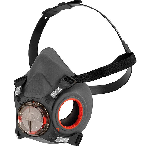 Pip Half Mask Respirator, P100, Bayonet, Size M Not Applicable Cartridges Included - 272-RPRF8820