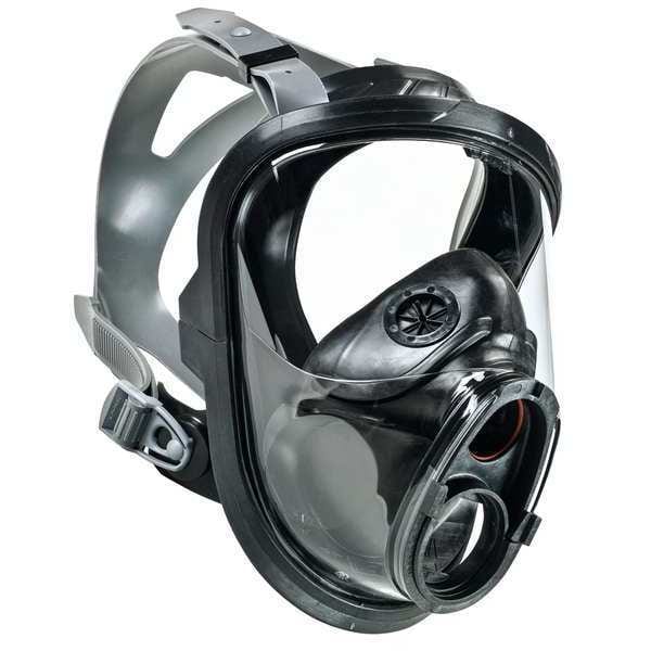 Msa Safety Advantage 4100 Series, Full Face Respirator, Hycar Rubber, 4 Suspension Points, S Mask Size - 10075911