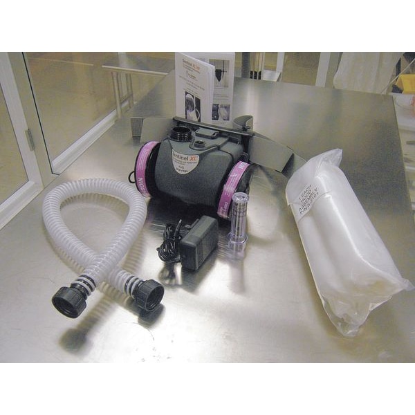 Ilc Dover PAPR System, Sentinel XL, Hood, Belt-Mount, Integrated Elastic Strap, Universal - S-3000-11