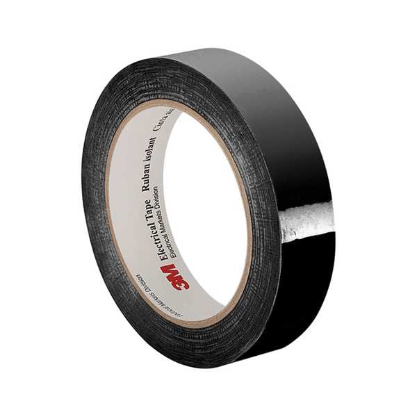 Cinta eléctrica de 3M, 1 mil, 3/4"x72 yd., negra - 3M 1350 0.75" x 72 yds negra