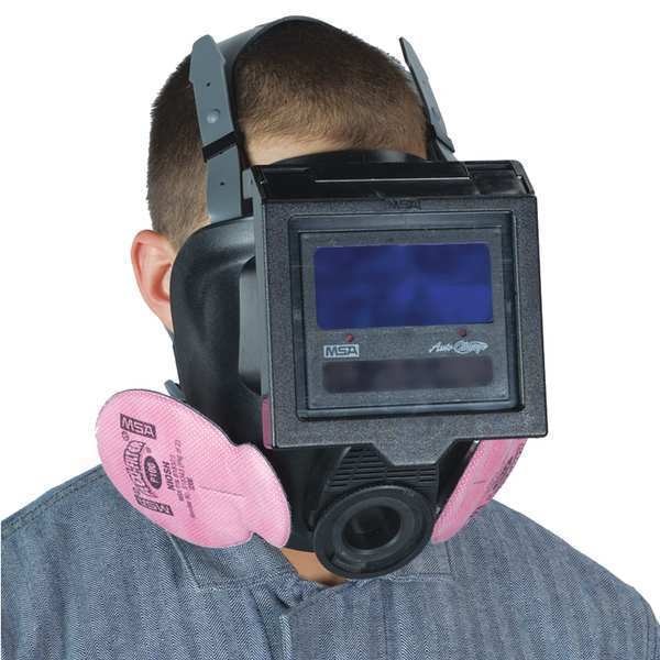 Msa Safety Full Face Respirator, M, Bayonet, Silicone - 10077063