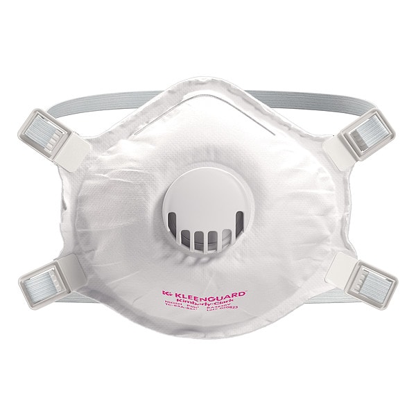 Kleenguard Disposable Respirator, P100, Molded, Adjustable, Molded Nose Bridge, Universal - 55400