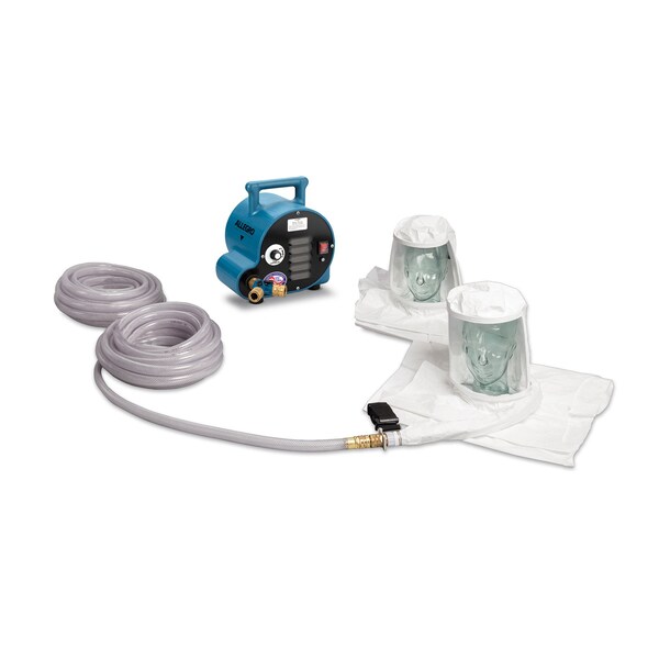 Allegro Industries Dbl Bib Tyvek Hood Breathing Air Blower - 9222-02A