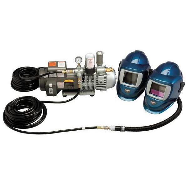 Allegro Industries Supplied Air System, 15 psi, 2 Helmets - 9248-02