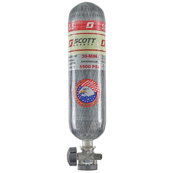3M Scott SCBA Cylinder, 5500 psi, 30 min., Filled - 200930-01