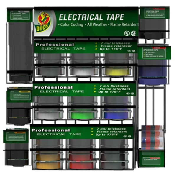 Rack de planograma de cinta eléctrica Duck 284094 de 26 x 23 pulgadas - 197854