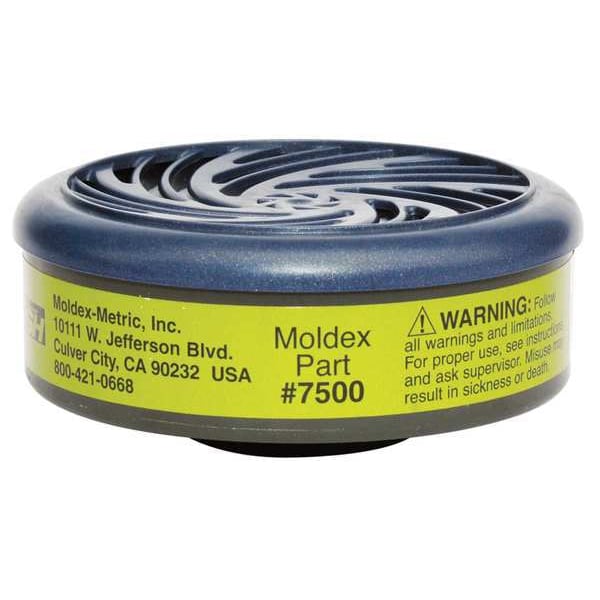 Moldex Cartridge, 7000, Olive, Bayonet, Moldex 7000/7800/9000 Series Respirators - 7500