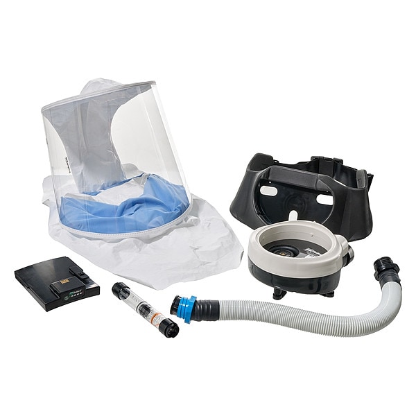 Bullard PAPR System Kit, Full Hood, Belt-Mount, Universal - EVASTLN2KNC