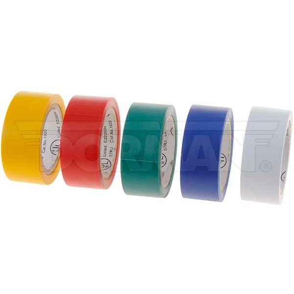 Cinta eléctrica de PVC multicolor de 12 pies Motormite como cinta eléctrica, 85294 - 85294