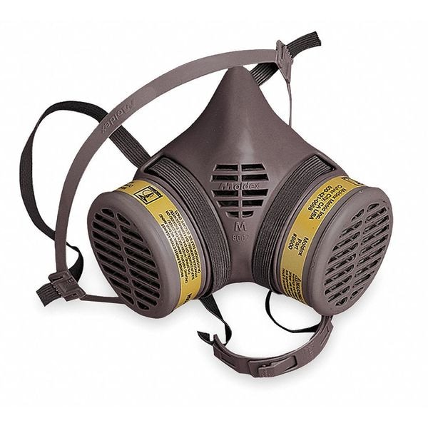 Moldex Half Mask Respirator Kit, 8000 Series, Hydrogen Sulfide (HS), Multi-Contaminant (MC), Size M - 8602