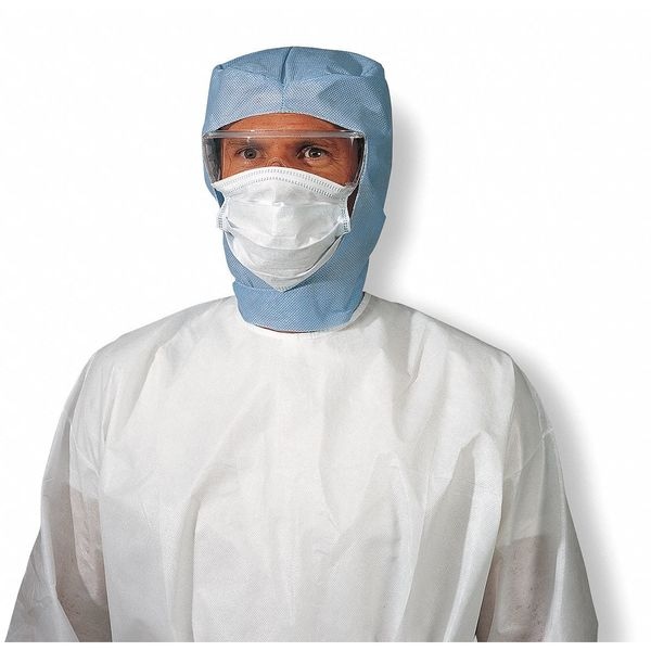 Cellucap Procedural Mask, 3-Ply, Dual, Non-Adjustable Strap, Molded Nose Bridge, Blue, M, 50 PK - 1826ELGRA