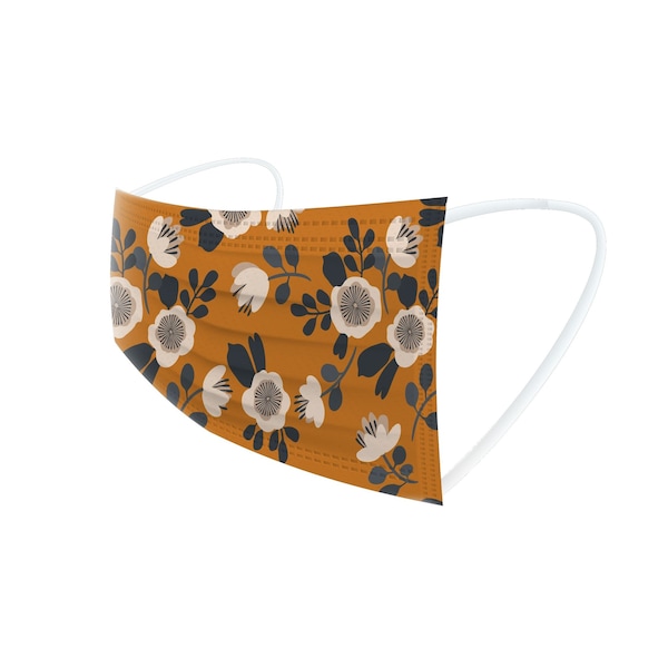 Wecare Kids Disposable Face Mask, 3, Fall Print, Kids, 50 PK - WMN100114