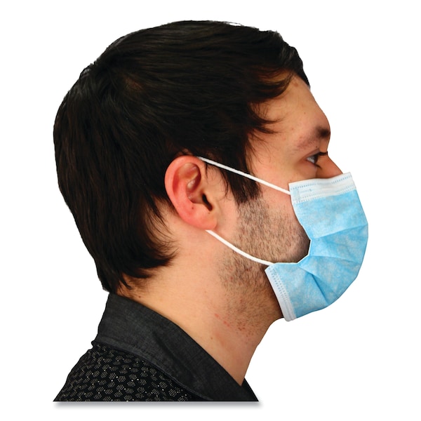 Impact Products Malt By Impact Three-Ply Face Mask with Ear Loops, 2000PK - MFB-3-EL-2K