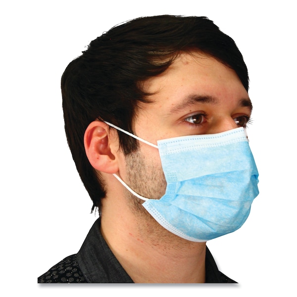 Impact Products Malt By Impact Three-Ply Face Mask with Ear Loops, 2000PK - MFB-3-EL-2K