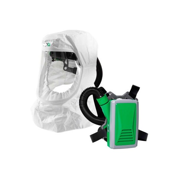 Gvs-Rpb RPB T200, Head Harness, Tychem 2000 Shoulder Length Face Seal Hood, HX5 Backpack PAPR - 17-0037