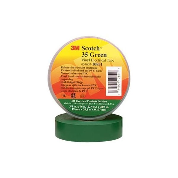 Reemplazo de 3M para 3M 35-verde-3/4x66ft - 35-VERDE-3/4X66FT 3M
