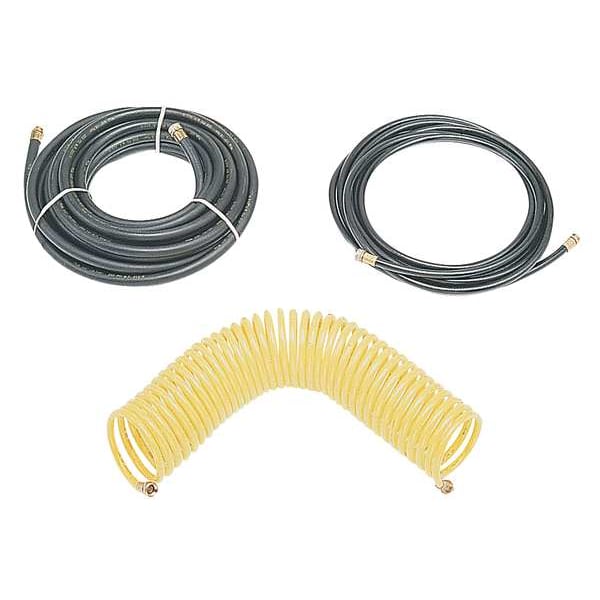 Msa Safety Air-Supply Hose, Neoprene, Brass, 50ft - 455022