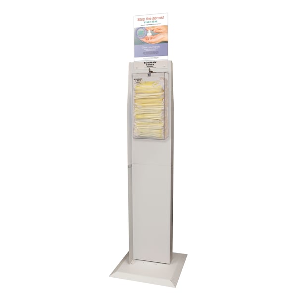 Bowman Dispensers Face Mask Dispenser, Clear, PE - FM403-0111
