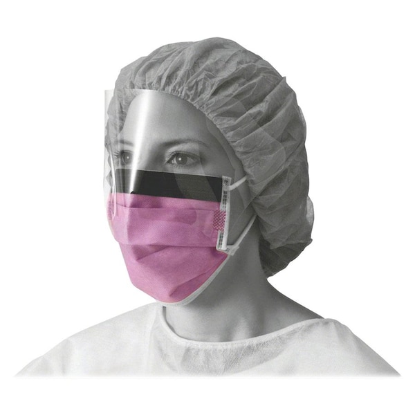 Medline Mask Face, Fluid Resist, Shld Pk - MIINON27410EL