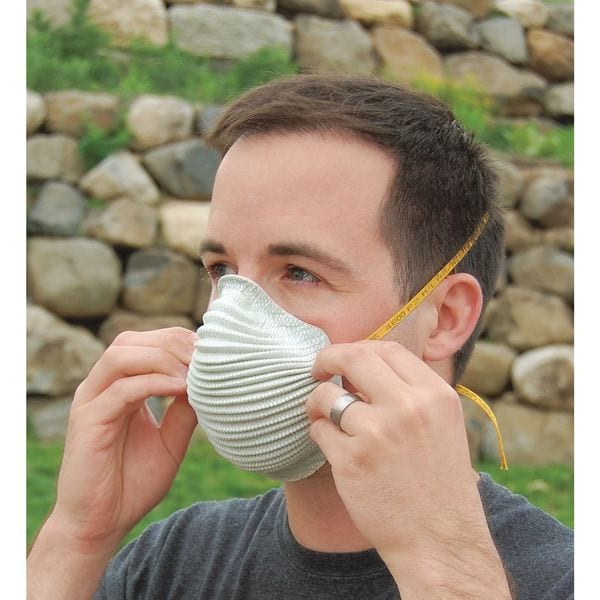 Moldex N95 Disposable Respirator, Molded Nose Bridge, Dual Headstrap/Adjustable, Gray, M/L, Pack of 10 - 4600