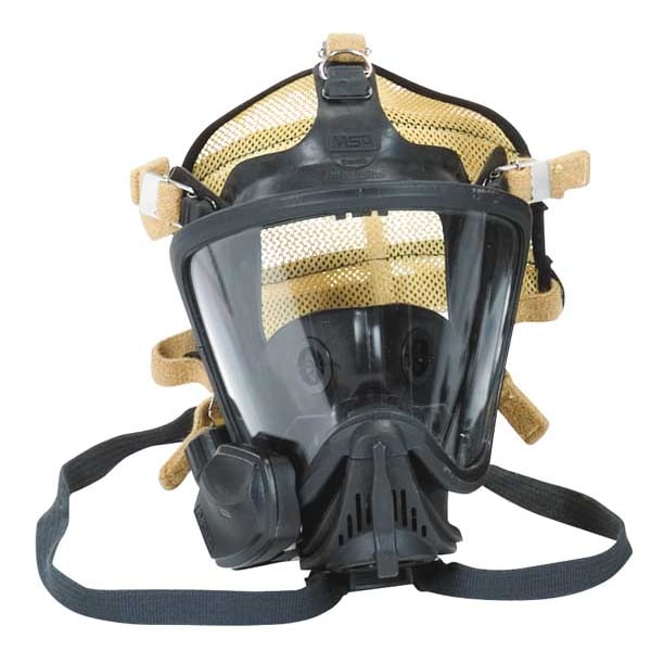 Msa Safety Full Face Respirator, Ultra Elite Series, Not Rated, Push to Connect, Size S 0 Cartridges Included - 10084690
