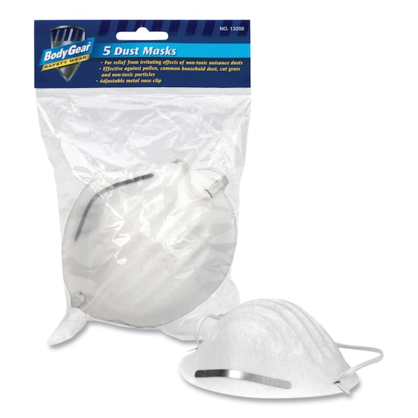 Bodygear BodyGear Dust Mask, PK5 - 13259-001