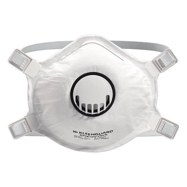 Kleenguard Particulate Respirator, R95, Molded, Adjustable, Metal Nose Clip, Universal - 55931