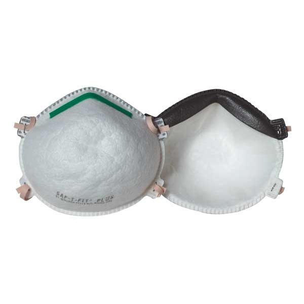 Honeywell North Disposable Respirator, Nuisance Organic Vapor, P95, Molded, Dual, Adjustable, Metal Nose Clip, XL - 14110431