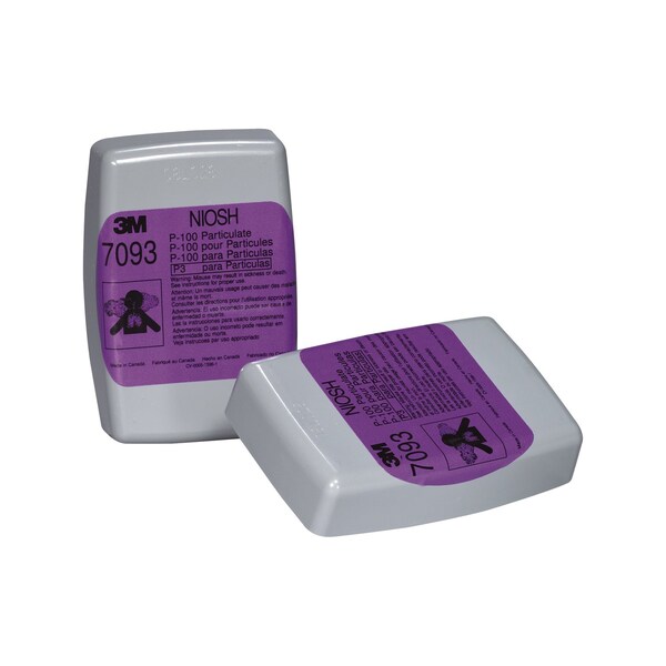 Scotch 3M Lead Paint Removal Half Face Respirator White - 7093H1-DC
