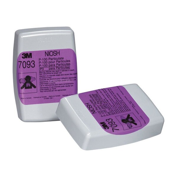 Scotch 3M Lead Paint Removal Half Face Respirator White - 7093H1-DC