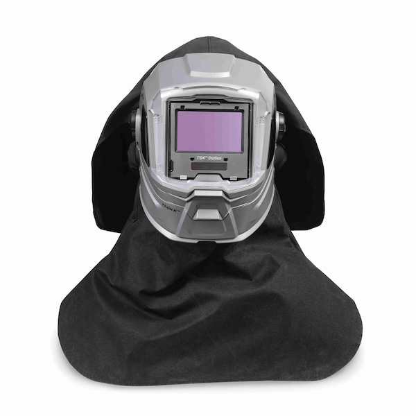 Miller Electric Hard Hat PAPR System, T94iH-R, Helmet, Belt-Mount, MSA Fas-Trac III ratchet-suspension headgear - 287510