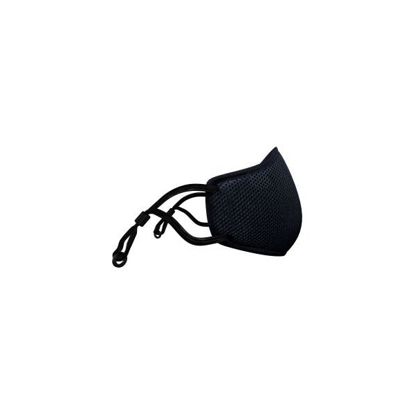 Gss Safety ViralOff AerFit 4 Reusable Face Mask, 4-Panels, Adult Size, Black, 1/Each - GSS-9003