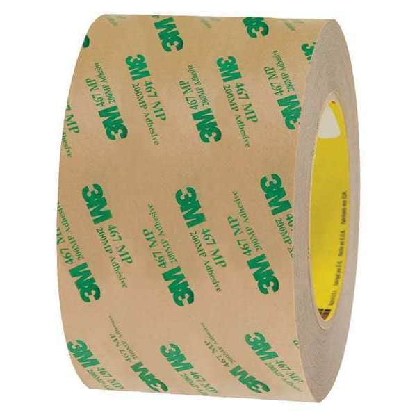 Rollo de cinta adhesiva de transferencia de 3M, 2.0 mil, 3x60 yardas, transparente, paquete de 12 - T967467MP