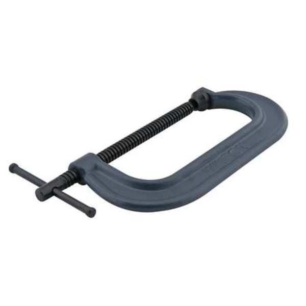 Wilton C-Clamp, 4", Steel, Regular Duty, 3700 lb., Throat Depth: 2 5/16 in - 804