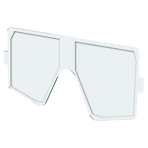 Msa Safety Magnifying Lens, Clear Lens, Polycarbonate - 10246333