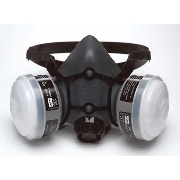 Honeywell North Half Mask Respirator Kit, 5500 Series, N95, Organic Vapor (OV), Threaded, Size L - 5501N95L