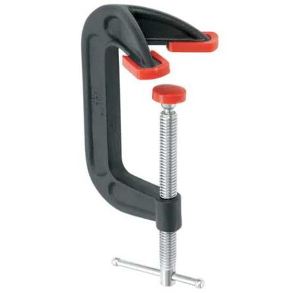 Bessey Dbl Anvil C-Clamp, 4", Iron, Light, 1200 lb. - DHCC-4