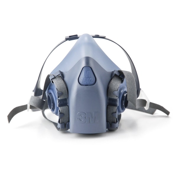 3M Half Mask Respirator Kit: 4 Cartridges Included, 7500 Series, P100 Filter, Bayonet, Size M - 3PB40-5WYZ4