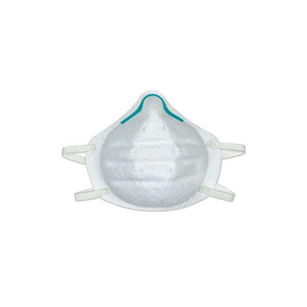 Honeywell North Disposable Respirators, N95, Molded, Dual, Non-Adjustable, Metal Nose Clip, Universal - DC365N95HC