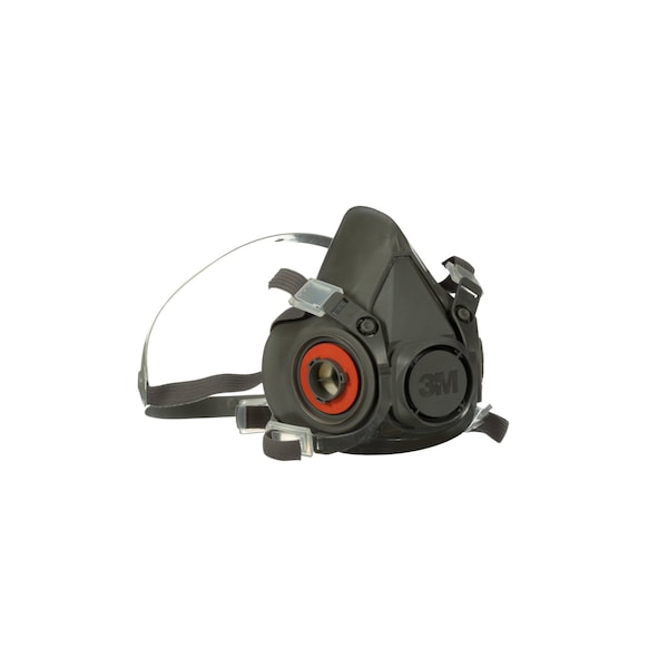 3M Half Mask Respirator Kit: Includes 4 Disc Filters, Nuisance Organic Vapor, P100, 6000 Series, Size L - 6AP71-4JG29