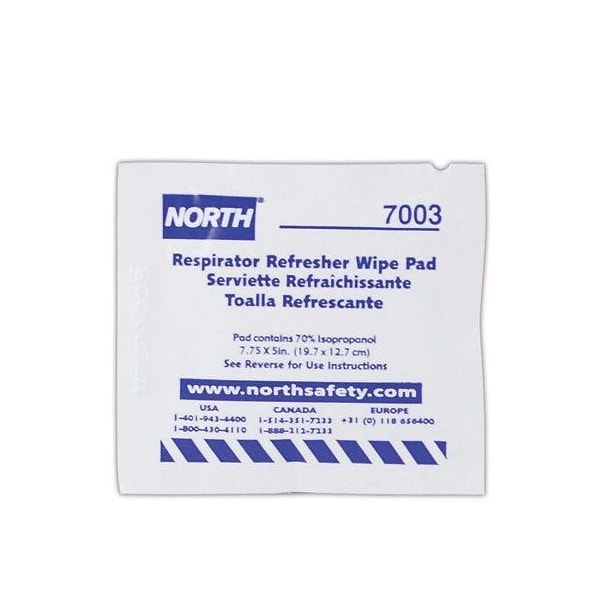 Honeywell North Honeywell 5" X 7" Respirator Wipes For Any Respirator - 7003-H5